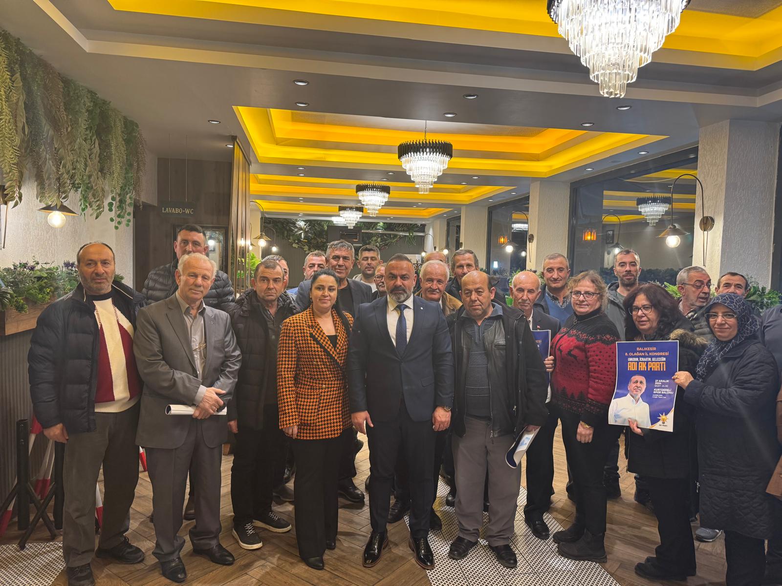 Ak Parti Bandırma İlçe Teşkilatlandırmadan Sorumlu Yönetim Kurulu Üyesi Bayram