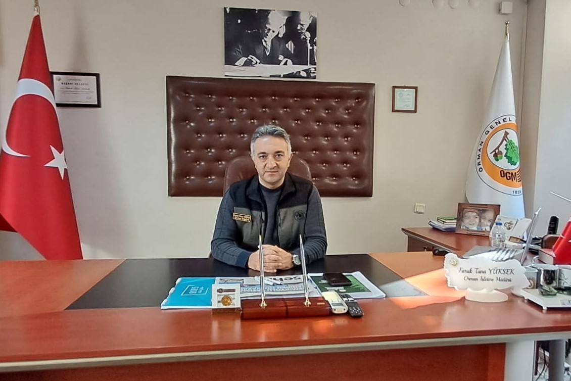 Orman İşletme Müdürü Faruk Tuna Yüksek, Şehir Gazetesine çalışmalar hakkında