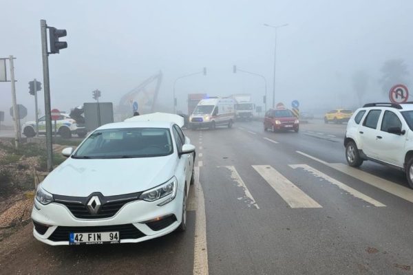 Bandırma’da yoğun sis nedeniyle zincirleme kaza