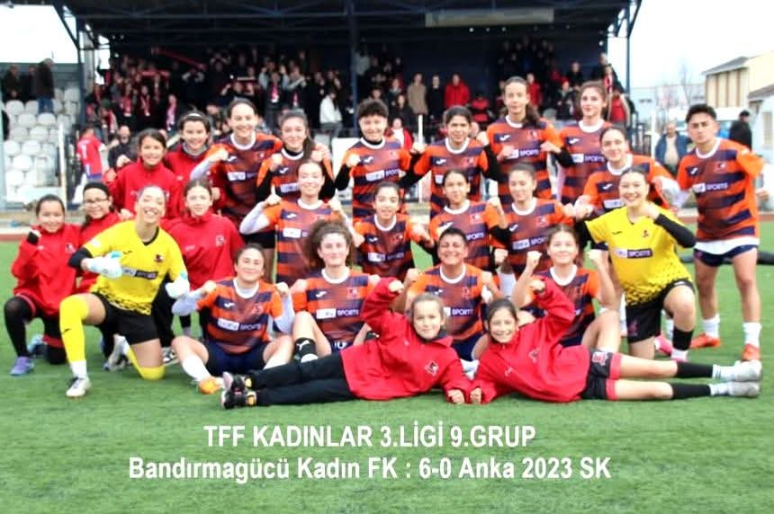 TFF Kadınlar 3.lig 9 grupta yer alan temsilcimiz Bandırma FK