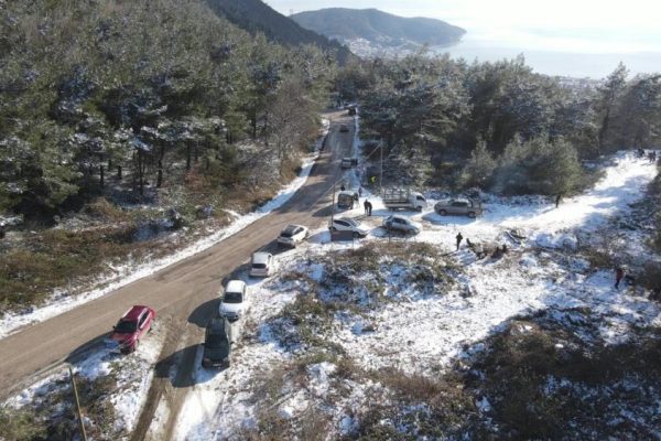 Kar bekleyenler Kapıdağ’a akın etti