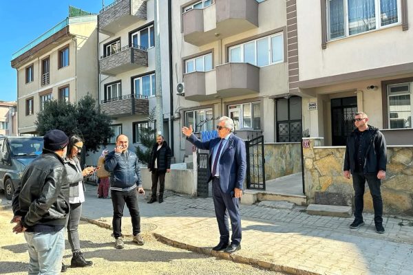 Başkan Mirza çalışmaları yerinde inceledi