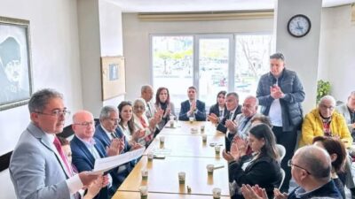 CHP İlçe Örgütü  Bayramlaşma etkinliğinde bir araya geldi. Bayramlaşma etkinliğine