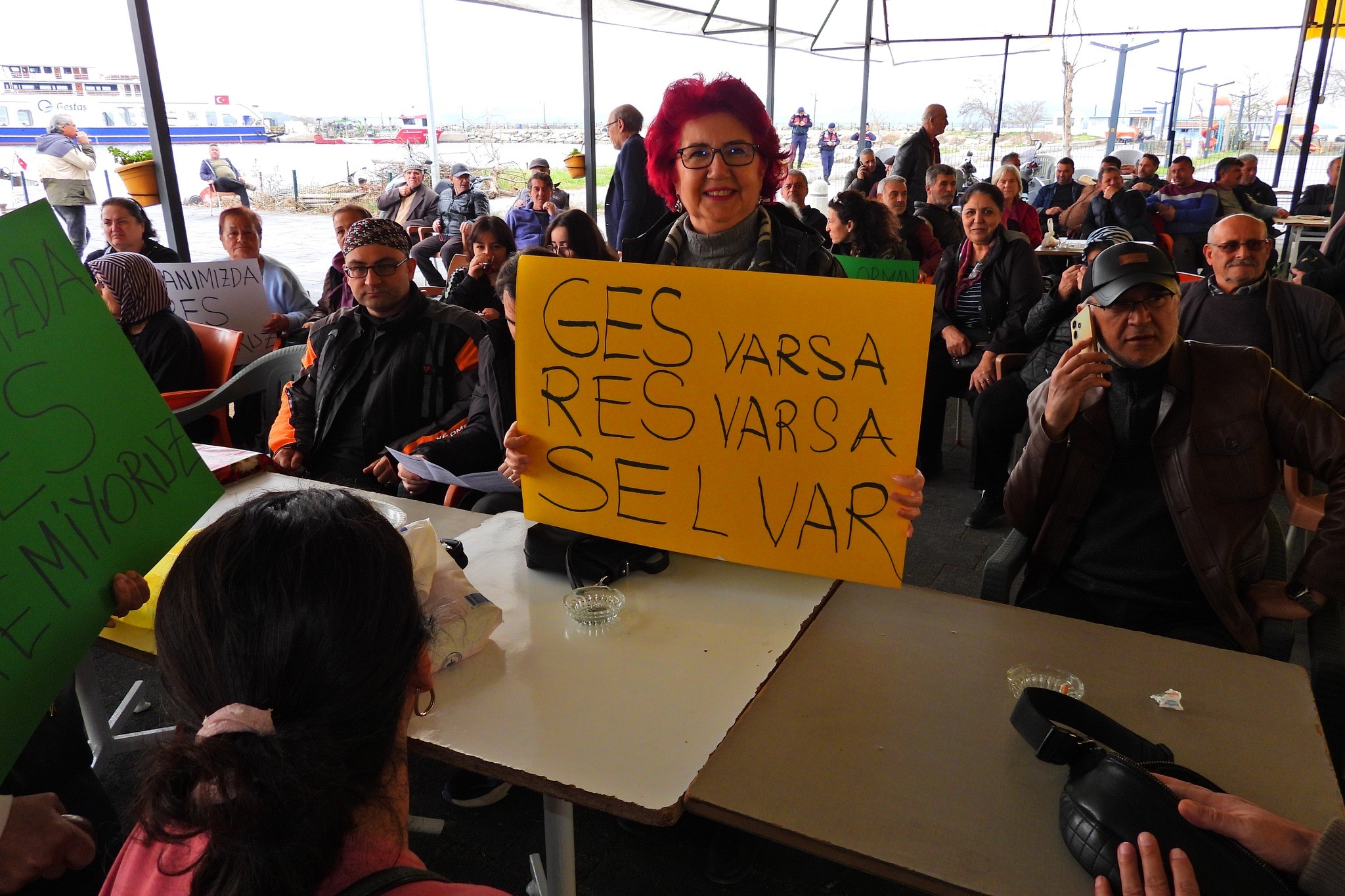 Kapıdağ Yarımadası sakinlerinden meraya panel tepkisi