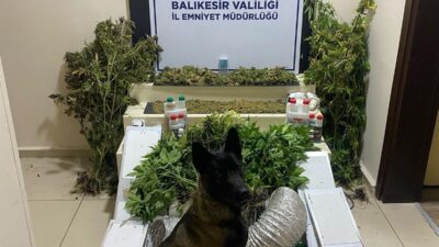 Bandırma’da uyuşturucu madde ve çeşitli ekipmanlar ele geçirildi, 1 şüpheli