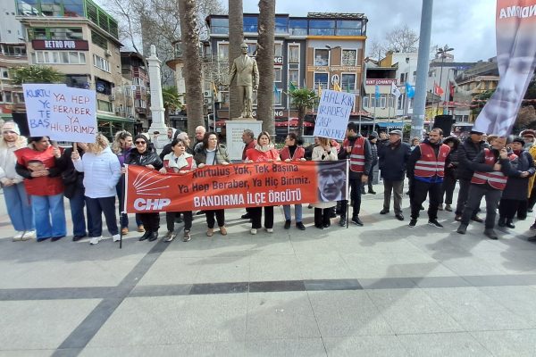 Bandırma’dan Ekrem İmamoğlu’na destek