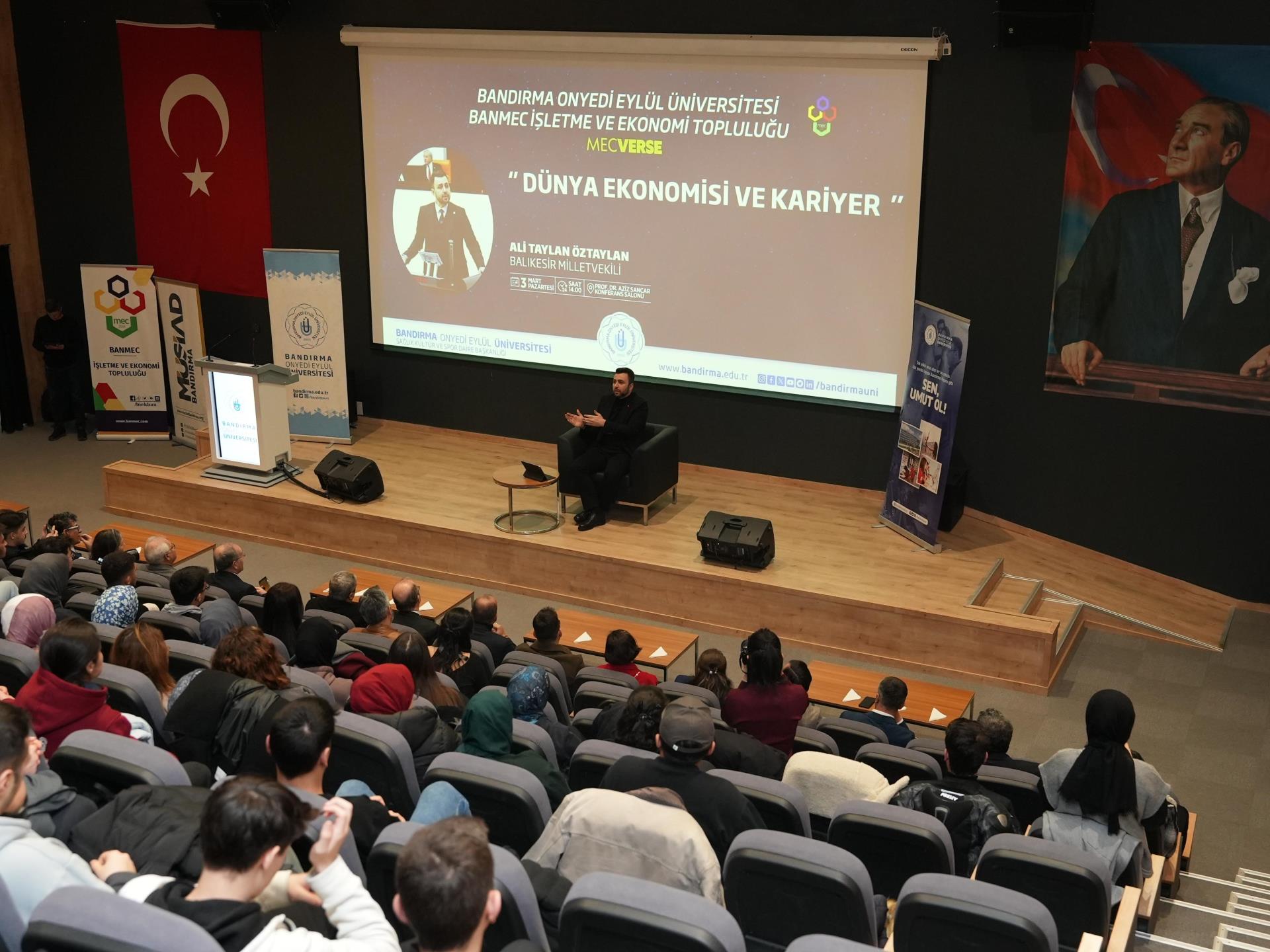 Onyedi Eylül Üniversitesi BANMEC İşletme ve Ekonomi Topluluğu tarafından düzenlenen