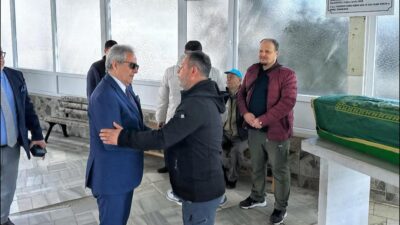 Bandırma Belediye Başkanı Dursun Mirza, belediye personeli Ercan Baltaş’ın vefat