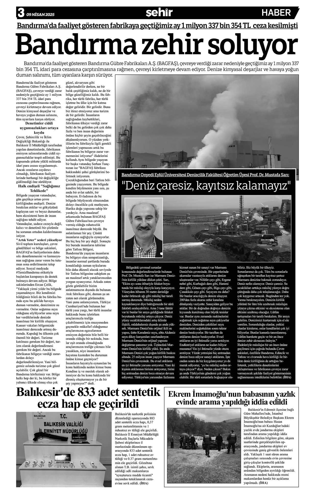 Bandırma Şehir e-gazete 10 Nisan 2025 3