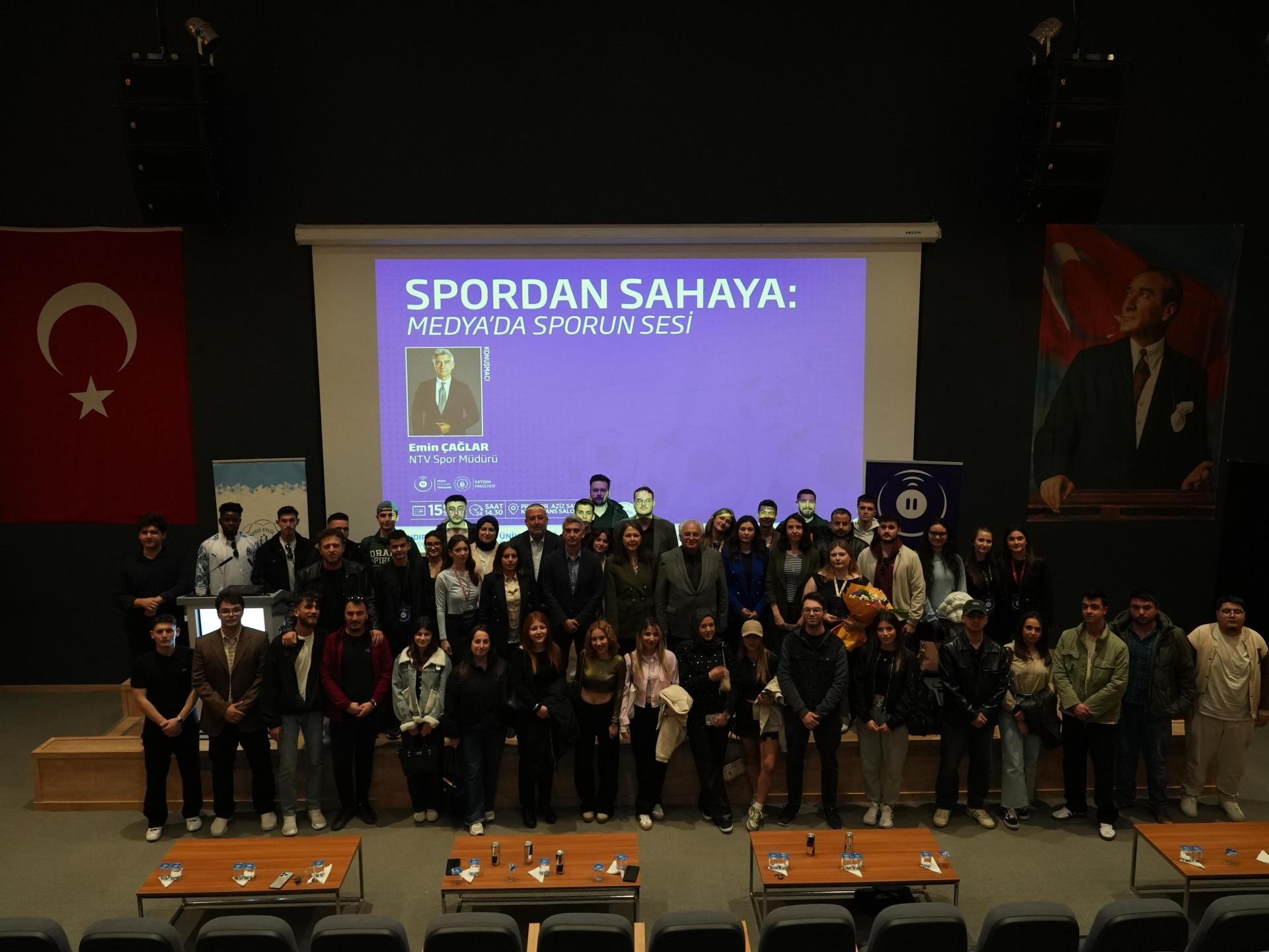BANÜ’de Spordan Sahaya Medyada Sporun Sesi Konferansı Düzenlendi
