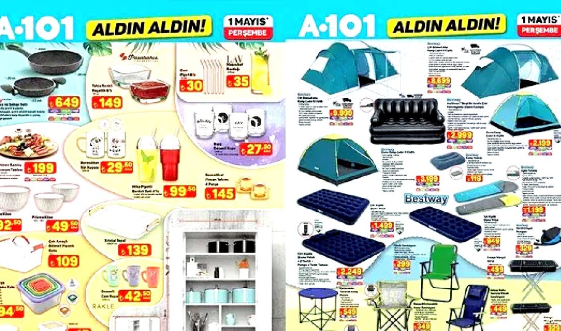 🛍️ A101 Aktüel Ürünler Kataloğu Yayında! Elektrikli Moped’den Kamp Malzemelerine