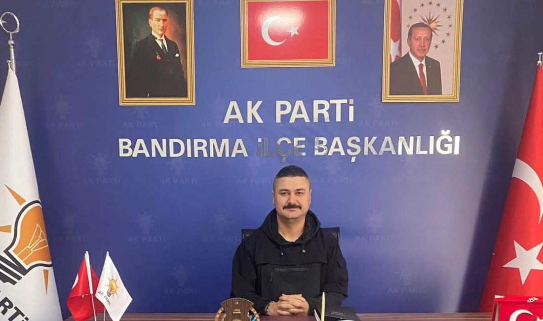 Ak Parti ilçe basın sözcüsü Burak Kaçar Balıkesir Büyükşehir Belediyesinde