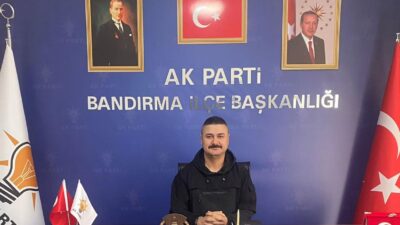 Ak Parti ilçe basın sözcüsü Burak Kaçar Balıkesir Büyükşehir Belediyesinde