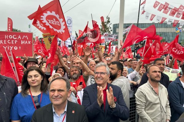 Başkan Mirza Bursa mitingine katıldı