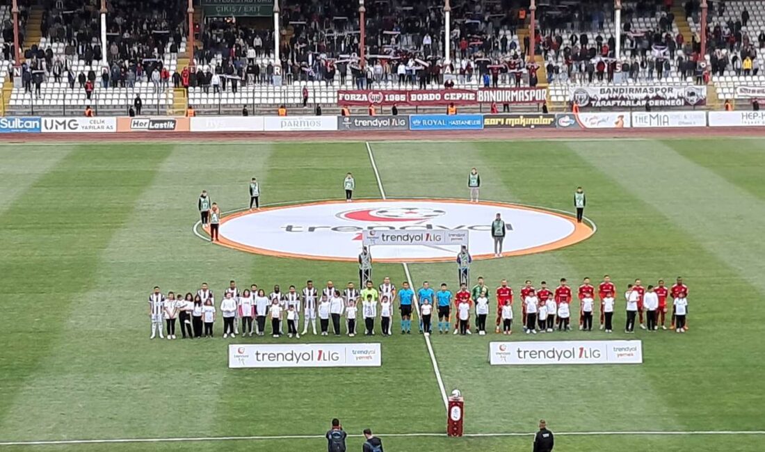 TEKSÜT BANDIRMASPOR: 2  PENDİKSPOR: 1 HAKEMLER: Alpaslan Şen***, Abdülhamit Söyler***,