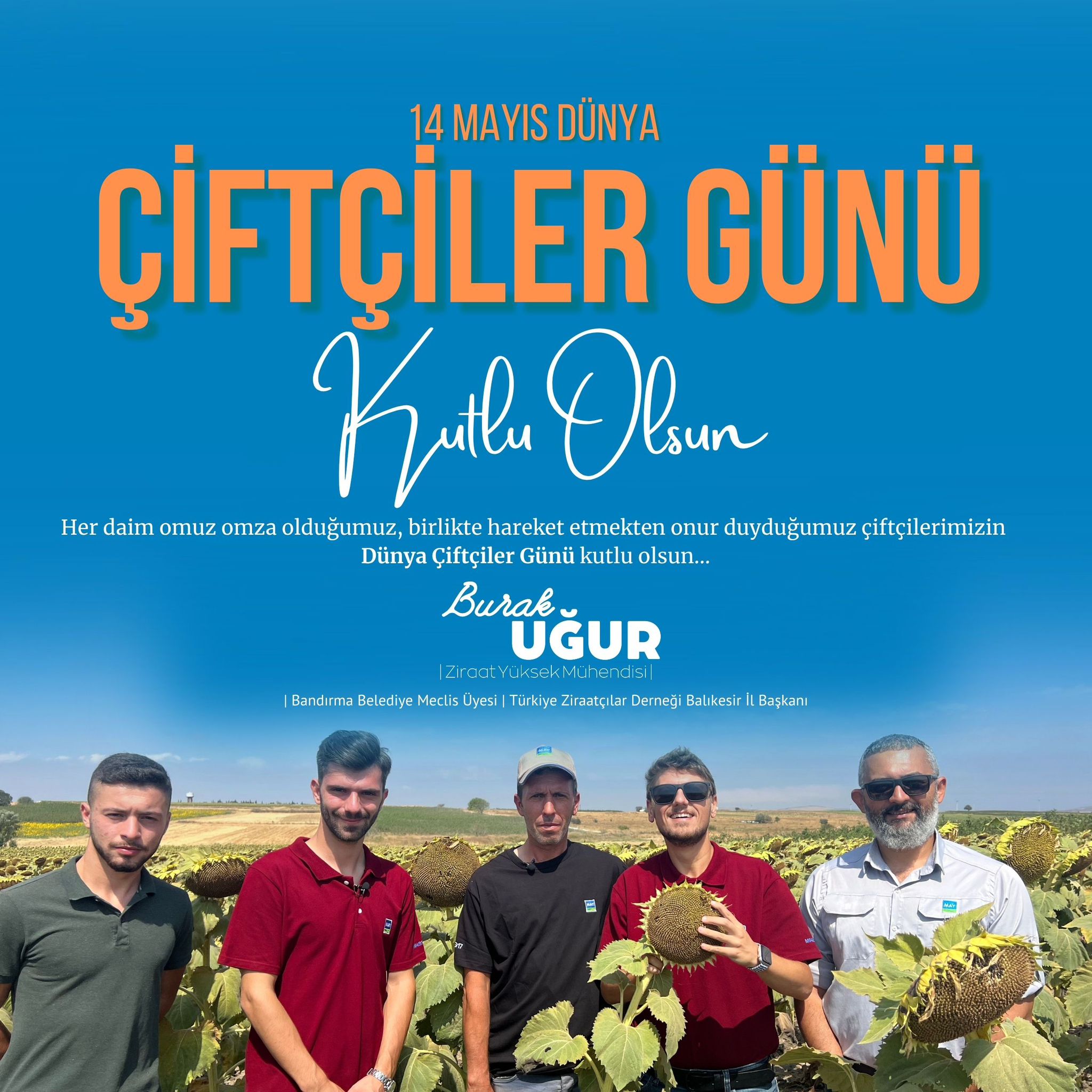 Burak Uğur: Çiftçi varsa hayat var, üretim varsa gelecek var