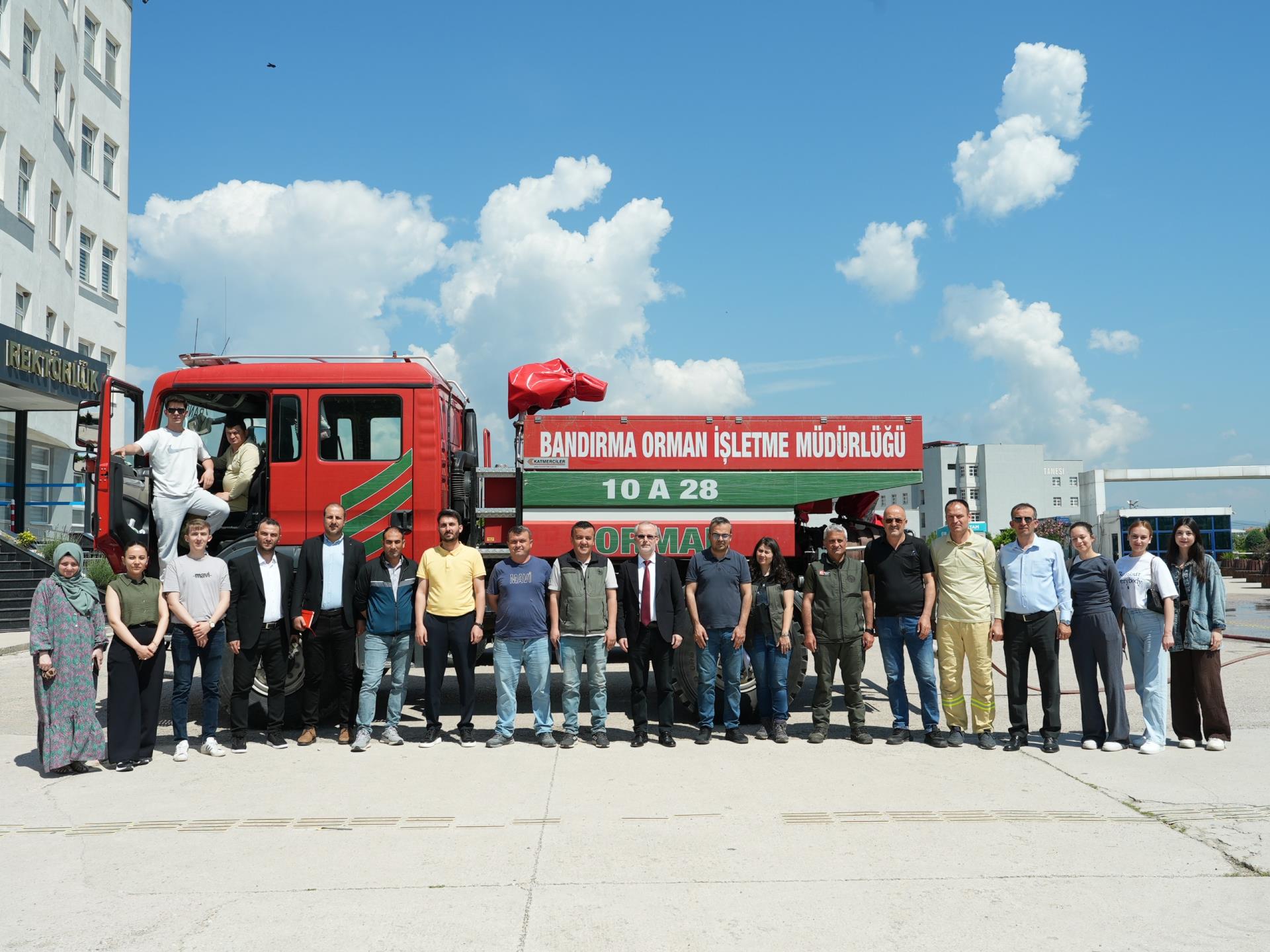 BANÜ’de “Orman Gönüllüsü Yangın Eğitimi” Gerçekleştirildi