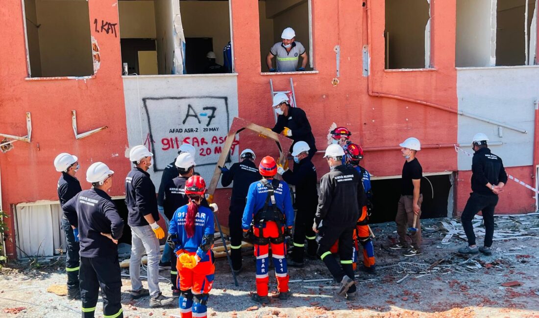 911 TAMT tatbikatına katıldı 911 Arama Kurtarma Derneği ekipleri Balıkesir Valiliğinin 20 Mayıs 20225