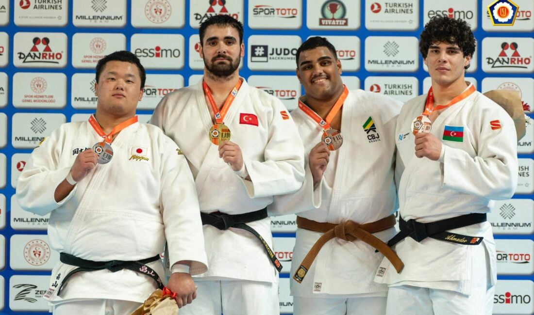 Judoda Recep Ergün Avrupa şampiyonu İstanbul’un ev sahipliğinde düzenlenen Gençler Avrupa Judo Kupası’nda Balıkesirli Recep