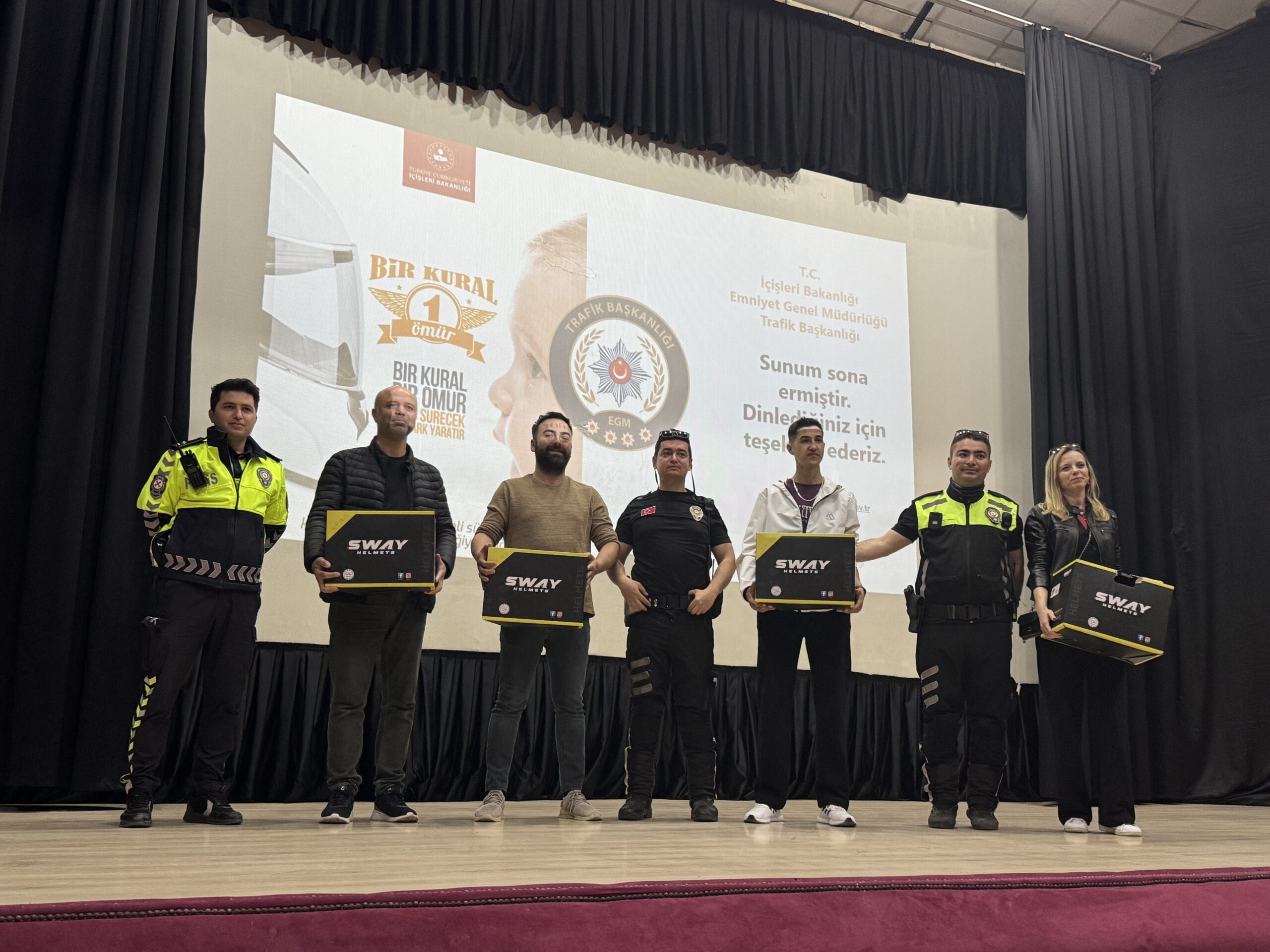 Bandırma’da motosiklet sürücülerine yönelik bilgilendirme programı düzenlendi