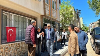 Bandırma Belediye Başkanı Dursun Mirza, Çınarlı Mahallesi 7002. Sokak’ta yürütülen