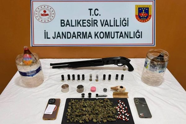 Susurluk’ta uyuşturucu operasyonu