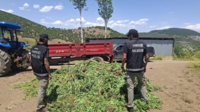 Balıkesir’de narkotik ekipleri tarafından yapılan uyuşturucu operasyonunda ortaya çıkanlar hayrete