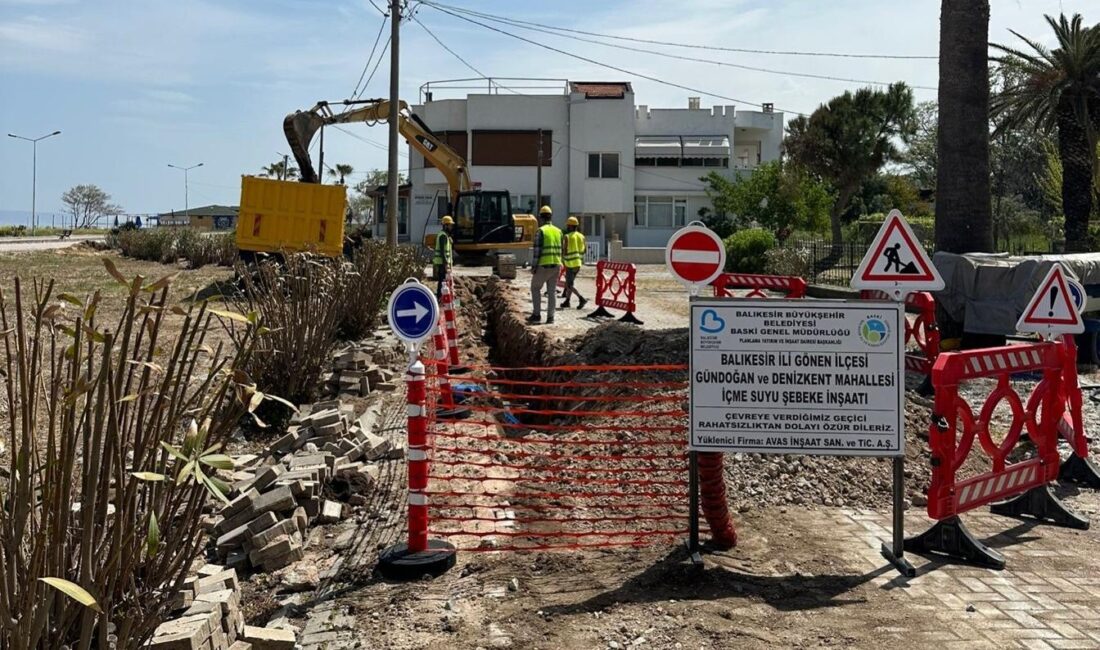   Balıkesir Büyükşehir Belediye Başkanı Ahmet Akın liderliğinde başlayan altyapı