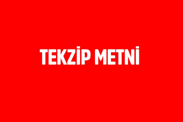 Tekzip Metnidir