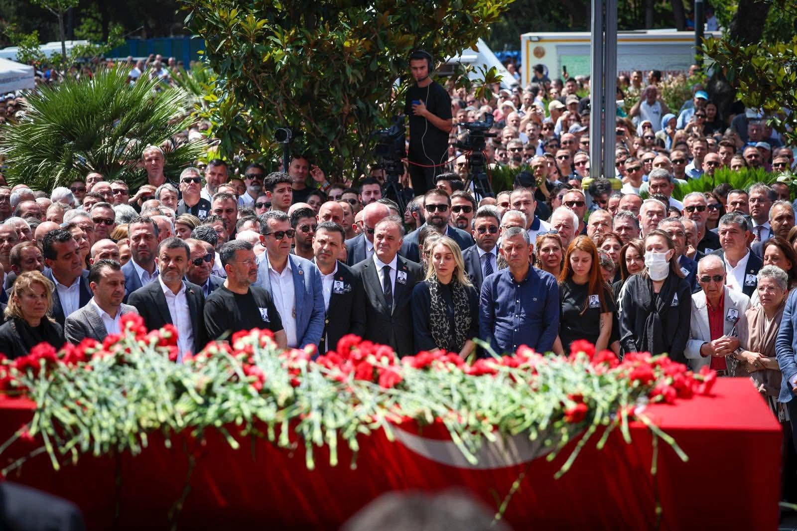 Başkan Mirza Ferdi Zeyrek’in cenaze törenine katıldı