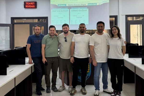 2025 Yılı Hasat Sezonun İlk Buğdayı Borsada İşlem Gördü