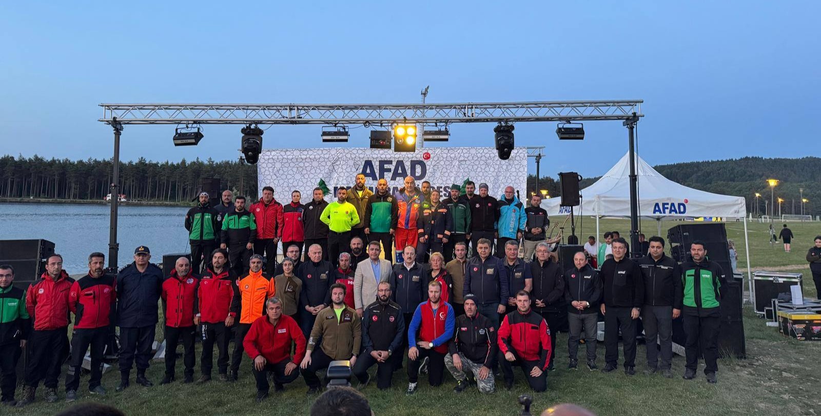 911 Arama Kurtarma Derneği AFAD etkinline katıldı