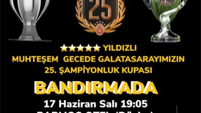 2024-2025 futbol sezonunu çifte kupayla tamamlayan Galatasaray’da kutlamalar ara vermeden