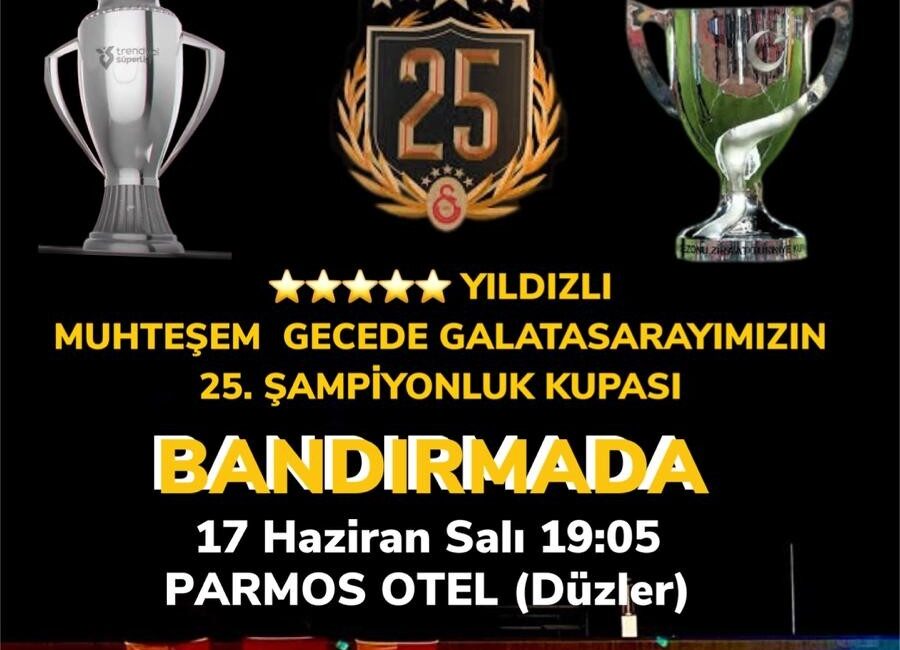 2024-2025 futbol sezonunu çifte kupayla tamamlayan Galatasaray’da kutlamalar ara vermeden