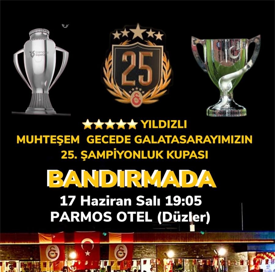 Galatasaray’ın çifte kupası Bandırma’ya geliyor
