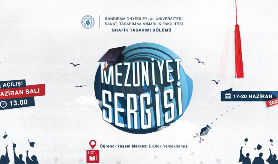 Bandırma Onyedi Eylül Üniversitesi Grafik Tasarımı 4’üncü sınıf öğrencileri, yıl