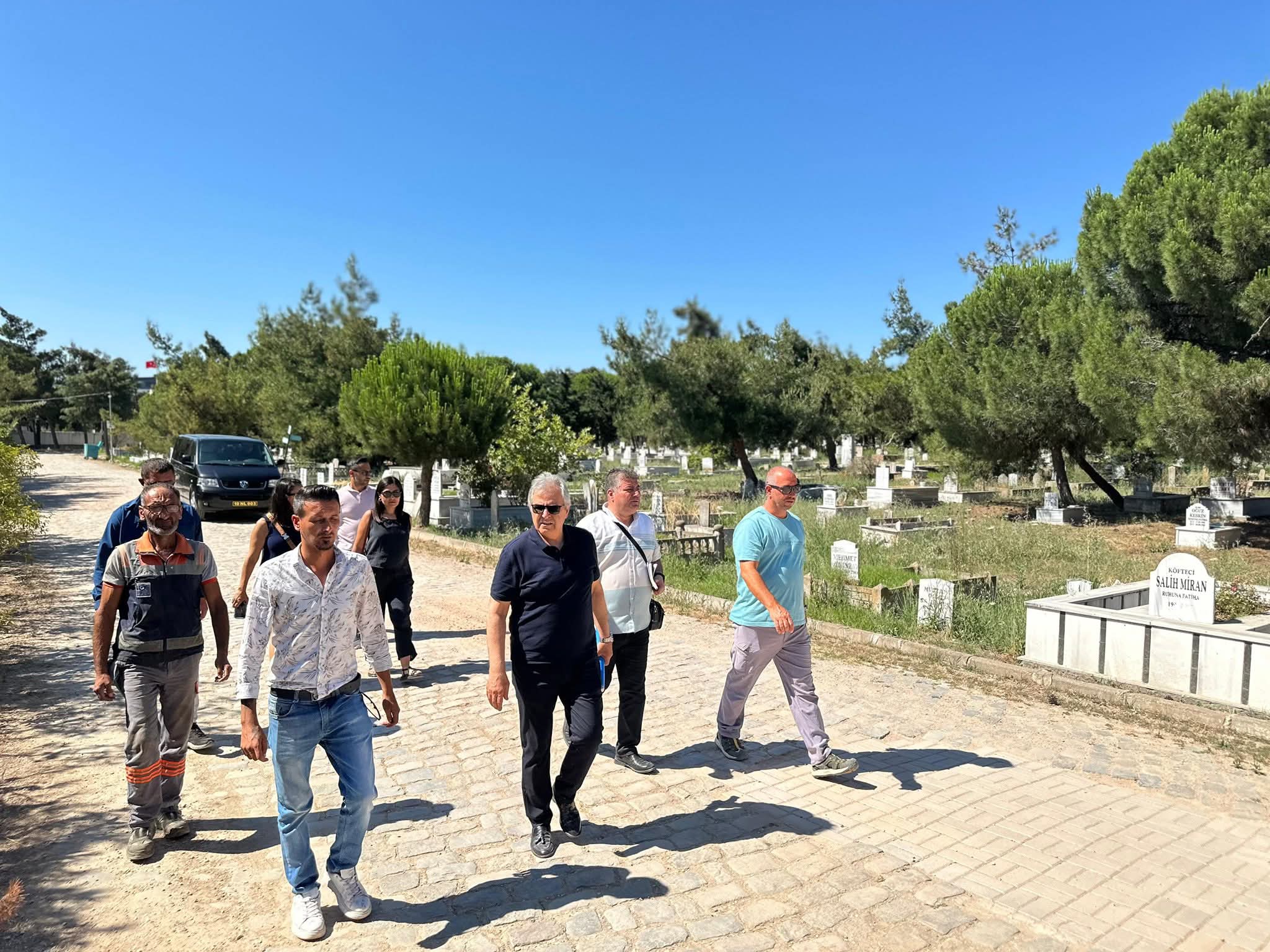 Başkan Mirza devam eden projeleri yerinde inceledi