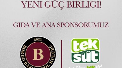 Teksüt yeşil sahalardan, parkeye transfer oldu! Bandırmaspor’un geçtiğimiz sezon ligdeki isim sponsoru olan Teksüt, bordo beyazlılarda