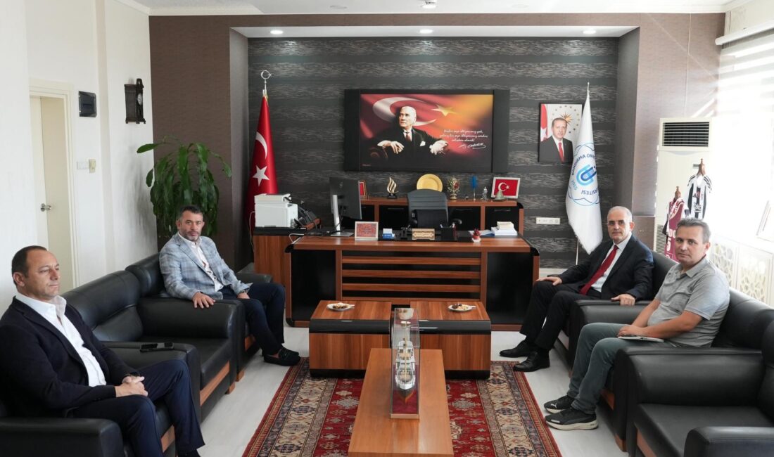 Bandırmaspor onursal  Başkanı Onur Göçmez, Onyedi Eylül Üniversitesi Rektörü Prof.