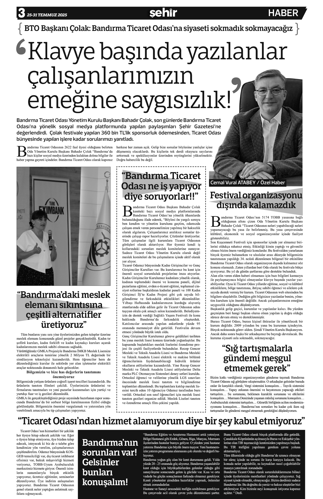 Bandırma Şehir 630. Sayı 3