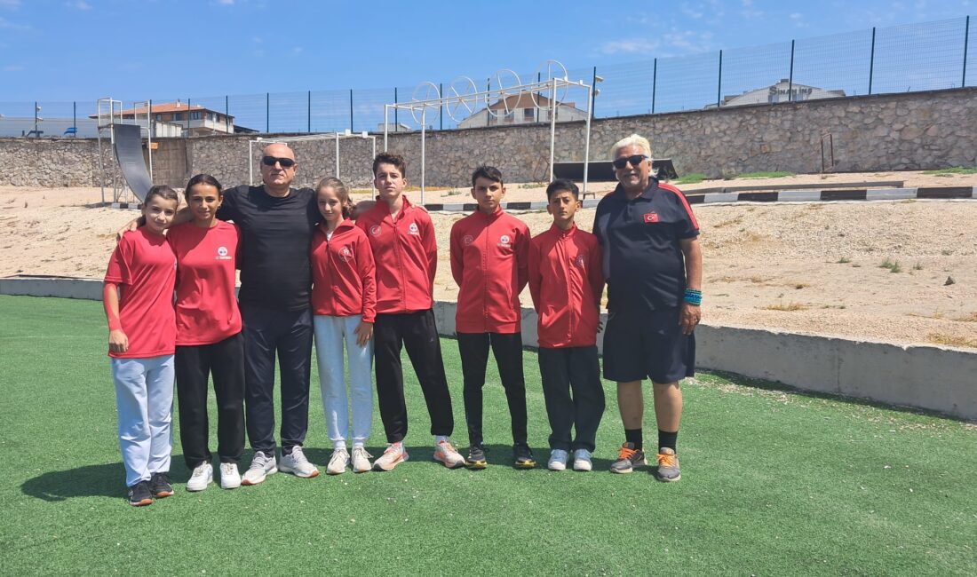 Bandırma İlçe Spor Müdürlüğü bünyesinde spor yapan genç Modern Pentatloncular