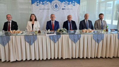 BANÜ Rektörü Prof. Dr. İsmail Boz basınla bir araya gelerek
