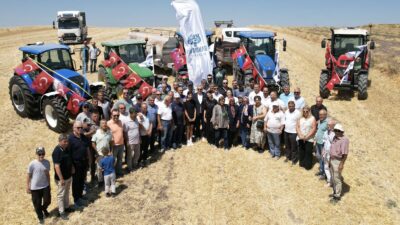 Bandırma Belediyesinin olan 214 Dönüm arazide nohut hasadı yapıldı. Hasat