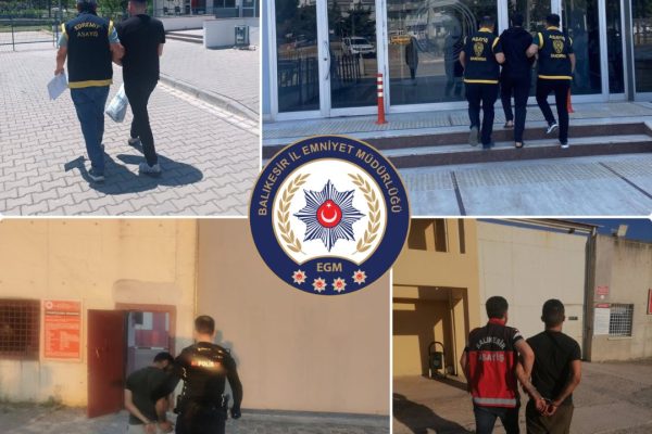 Aranan 41 şahıs yakalanarak cezaevine gönderildi