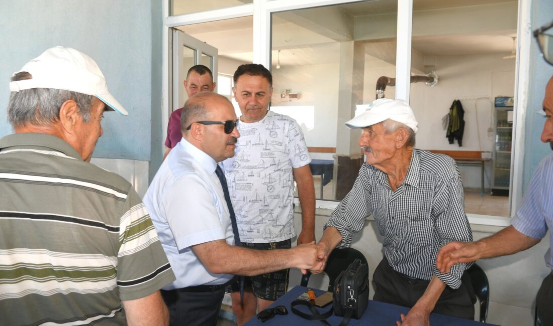 Balıkesir Valisi İsmail Ustaoğlu ilçe gezileri kapsamında bugünkü programında Erdek