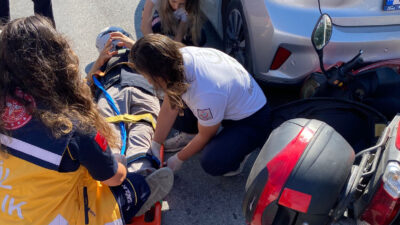 Bandırma’da motosiklet kazalarının sonu gelmiyor. Son olarak  10 AHJ 515