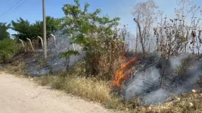 Gönen’de başlayan arazi yangını yoğun çalışmalar sonucunda kontrol altına alındı.