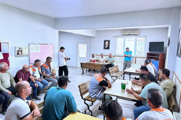 Başkan Mirza şantiyeyi ziyaret etti