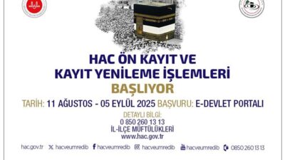Hac ön kayıt ve kayıt yenileme işlemleri, 11 Ağustos –