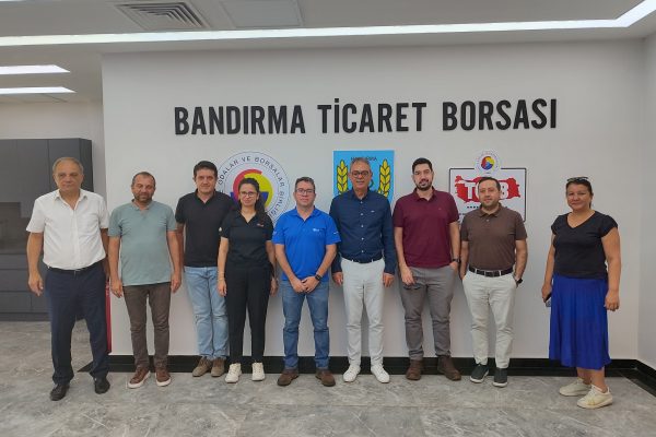 Banvit yetkilileri Ticaret Borsasını ziyaret ettiler
